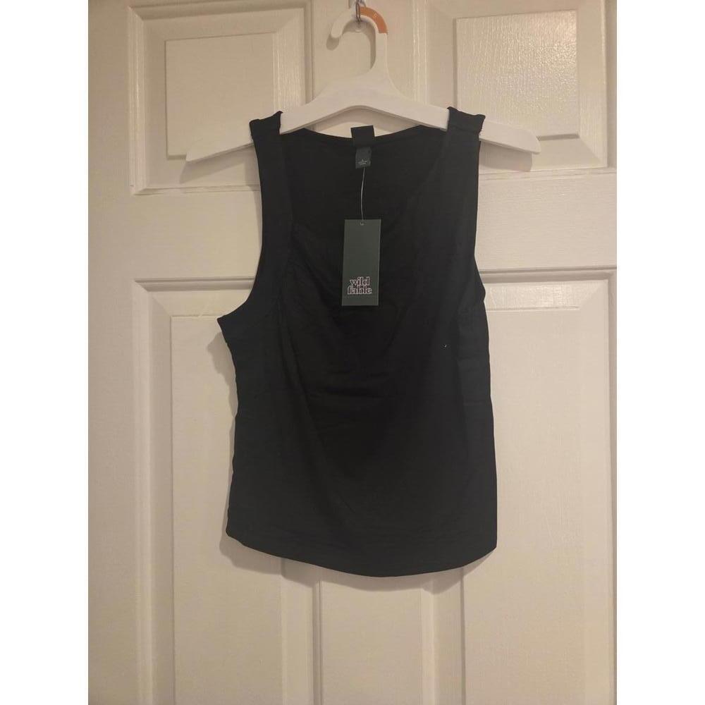 Wild Fable Black Sleeveless Tank Top Size Small